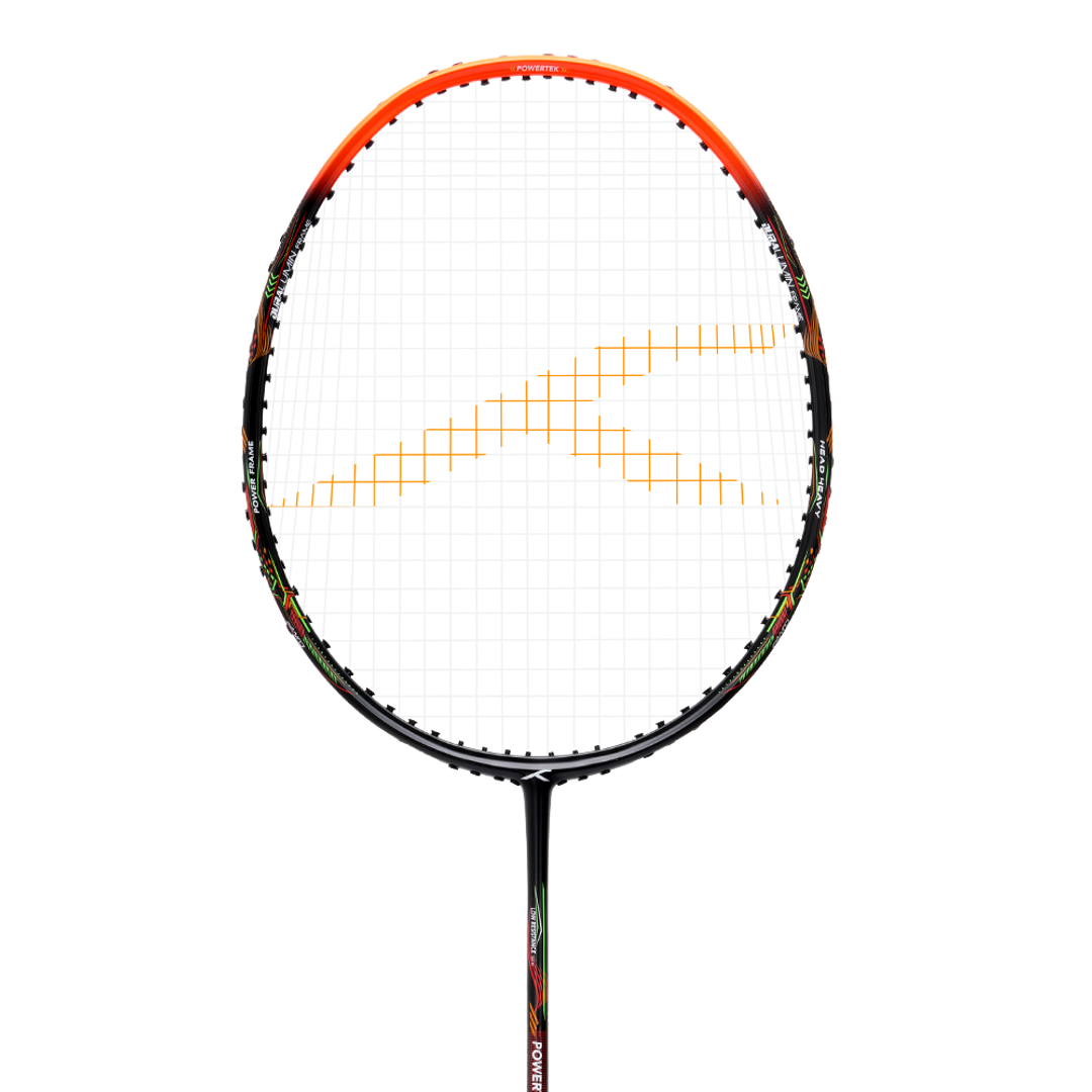 Powertek 1000 Pro - Black/Orange Red - Badminton Racket Head