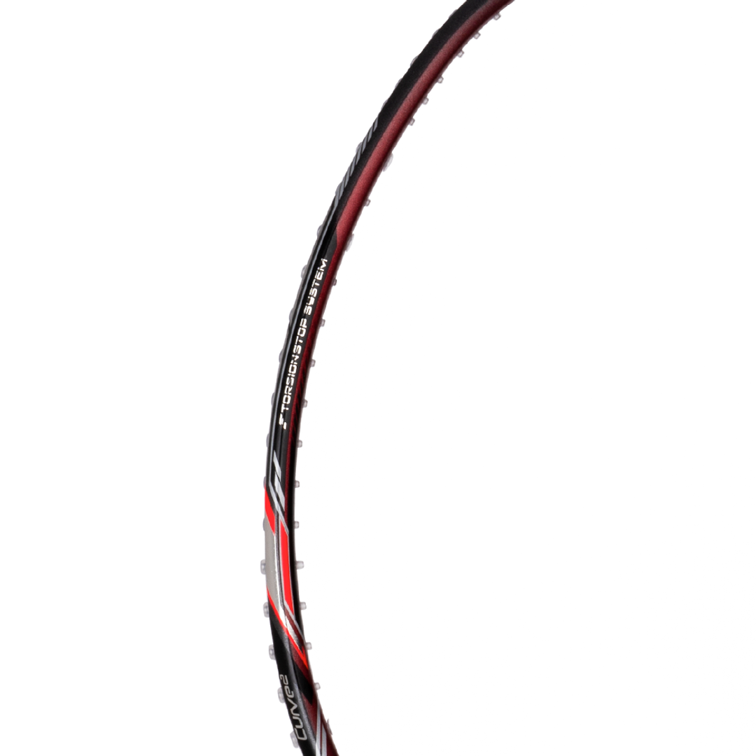 Primearmour 900 Attk - Dark Grey/Red - Badminton Racket